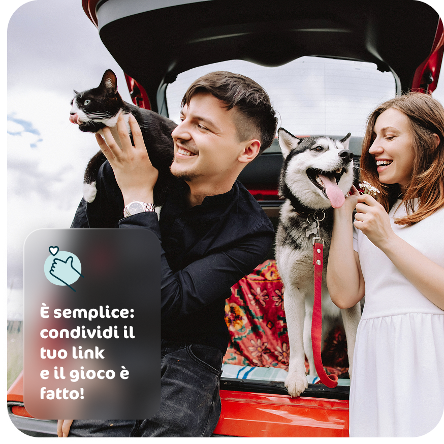 Un uomo che accarezza il suo cane, assicurato con Assur O'Poil e soddisfatto del rimborso